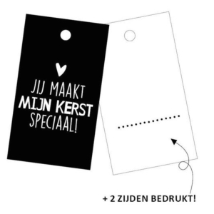 Cadeaulabels | Jij maakt mijn kerst speciaal